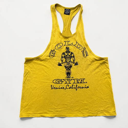 Canotta vintage gold - vintage, gym