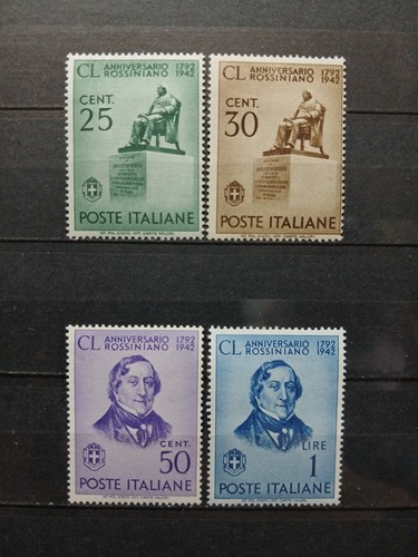 1942 regno francobolli rossini - regno,