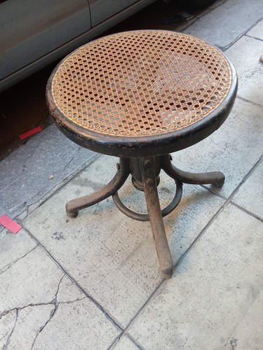 Sgabello vintage legno - vintage,