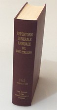 PRL) 1962 BOOK LIBRO REPERTORIO GENERALE ANNUALE FORO ITALIANO GIURISPRUDENZA 