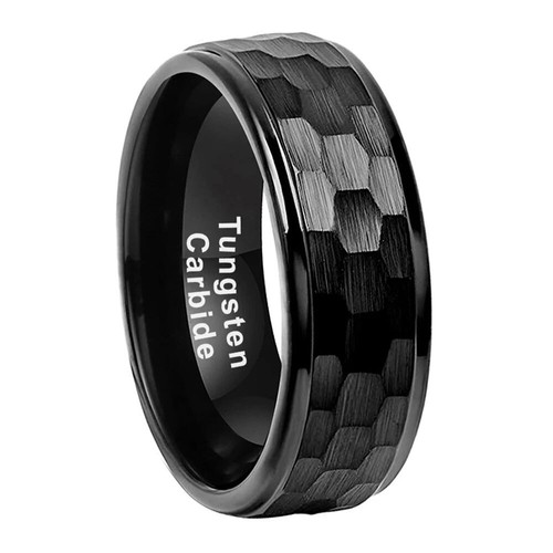 Anello uomo 8mm - 8mm, tungsteno