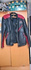 Giacca pelle vintage Segura moto anni 70 80 taglia 50