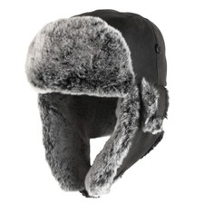Ushanka nero pilota - in,