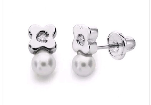 Pendientes oro blanco - 18k, 750