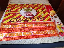 U.S. LECCE  :  VECCHIA BANDIERA +  2 SCIARPE + CAPPELLINO + CALZETTONI + .....