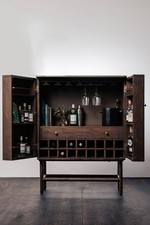 Mobile bar Brooklyn in legno e