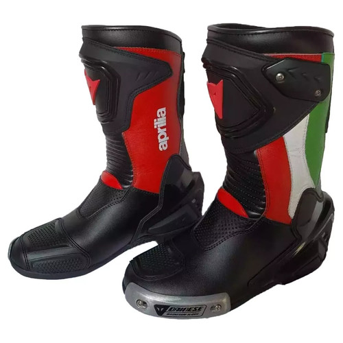 Aprilia bottes moto cuir - aprilia,