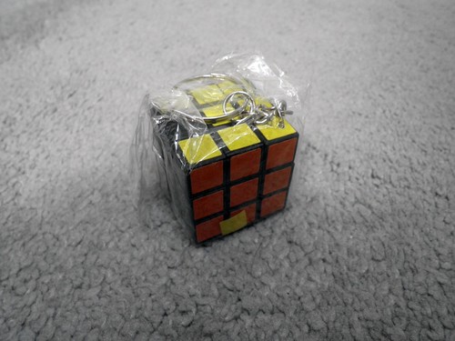 Rubiks cube keyring keychain - cube,