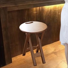 Sgabello pieghevole rotondo