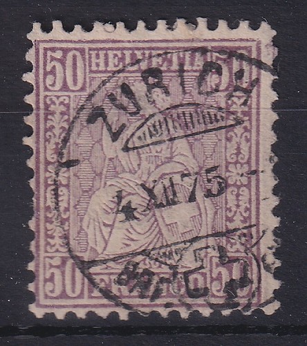 Svizzera 1867 helvetia - svizzera,