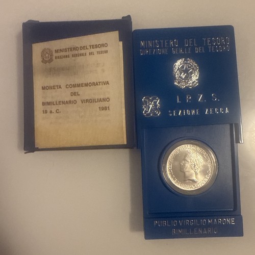 Moneta 500 lire - moneta, argento