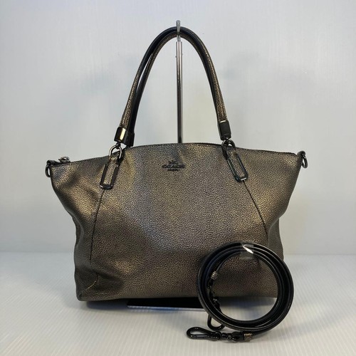 Borsa coach vie bronzo - 2,