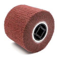 Spazzola abrasiva per smerigliatrice, manicotti e rullo efficiente in corindone