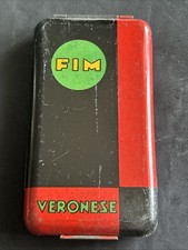 Scatola di Latta Matite Augusto Bo FIM Torino Paolo Veronese Grafica Anni '50