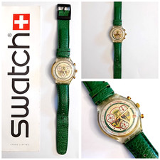 Swatch Chrono La Majeste Velours SCK405 1995 Vintage Orologio da polso Anni 90