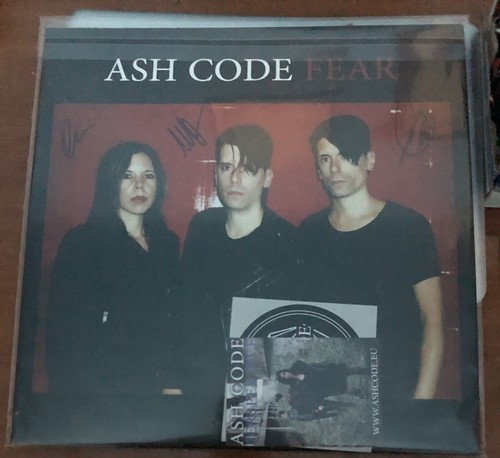 Ash code fear autografato - fear, lp