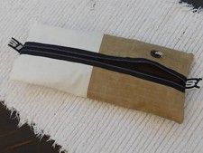 porta prolunga windsurf artigianale fatto con vela kitesurf, nero giallo verde