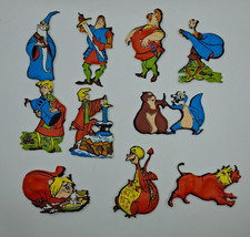 figurine MIO LOCATELLI PLASTECO SERIE FANTASIA LA SPADA NELLA ROCCIA 1° E 2° SER