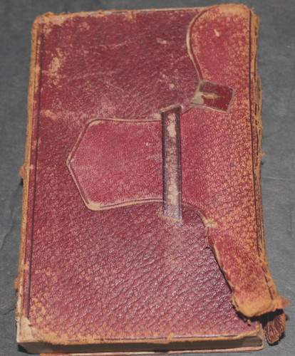 Antique 1882 leather cover - ,