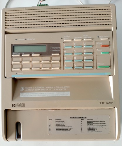 Ricoh fax07 vintage - fax07,