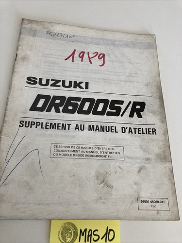 Suzuki dr600s dr600r 1989 - suzuki,