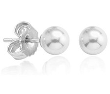 Orecchini majorica argento - orecchini,