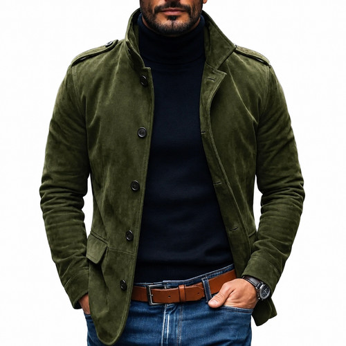 Giacca uomo verde oliva