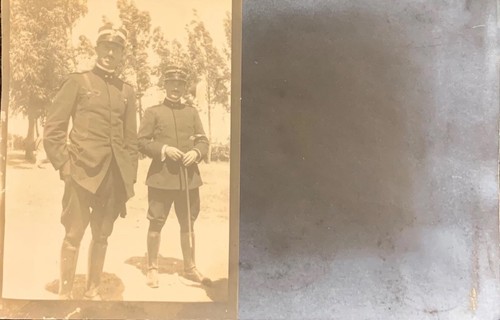 Cartolina ww1 ufficiali in - ufficiali,