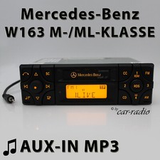 Mercedes W163 Radio Audio 10 BE3100 MP3 AUX-IN Becker radio a cassette classe M ML