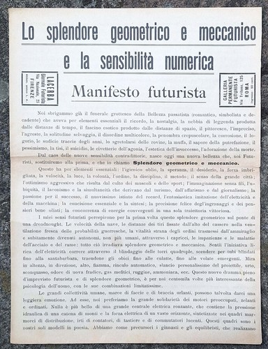 Marinetti manifesto - marinetti,,