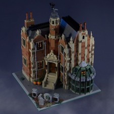 Haunted Mansion Set Blocchi Costruzioni Modulari MOC-195520 Mattoni Giocattolo 2098pz