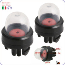 ricambi POMPETTA primer BENZINA CARBURATORE MOTOSEGA DECESPUGLIATORE tagliasiepe