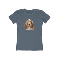 T-shirt donna Basset Fauve de