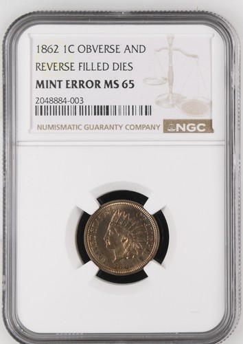 Raro 1862 indiano cent - 1862,