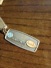 Volkswagen  AUDI   , 1990s  old keychain Italian  Dealer - AUDI  Volkswagen