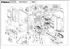 ricambi caldaia immergas extra intra 20 USATI