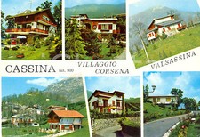 1968 CASSINA VALSASSINA (LC) Vedutine VILLAGGIO CORSENA *Cartolina VINTAGE FG VG