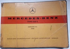 Mercedes Benz 220 S Ponton 1958 catalogo ricambi