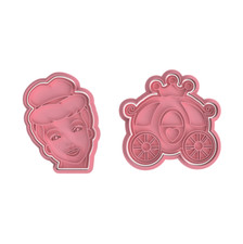 Cenerentola set 2 pezzi cookie
