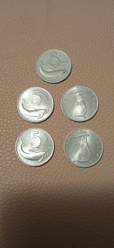 Lotto monete lire - lotto, 5