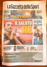 ZLATAN IBRAHIMOVIC (MILAN) ADDIO AL CALCIO - GAZZETTA DELLO SPORT ORIGINALE
