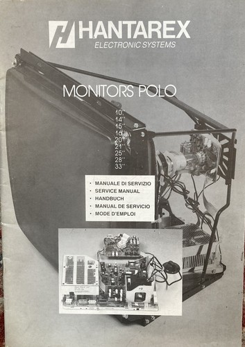 Hantarex polo monitor - , manuale