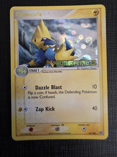 Pokémon manectric 106 ex - pokémon, 16/106