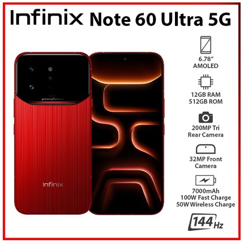 Infinix note ultra red - infinix,