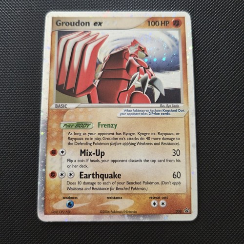 Pokémon card groudon ex - groudon,