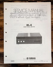 Yamaha M-4 Amplificatore