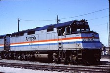Vintage 35mm Train Slide AMTRAK 280 FORT WORTH 1983 #6372