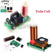 Mini altoparlante plasma bobina Tesla musica elettronica JX03 15W 15V-24V rifinito/fai da te