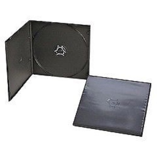 100 custodie nere - nere, 5mm