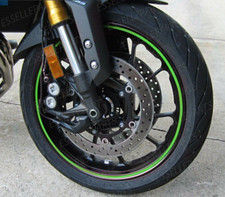 NASTRO ADESIVO RIFLETTENTE PER RUOTE CERCHI MOTO SCOOTER VERDE 8 metri